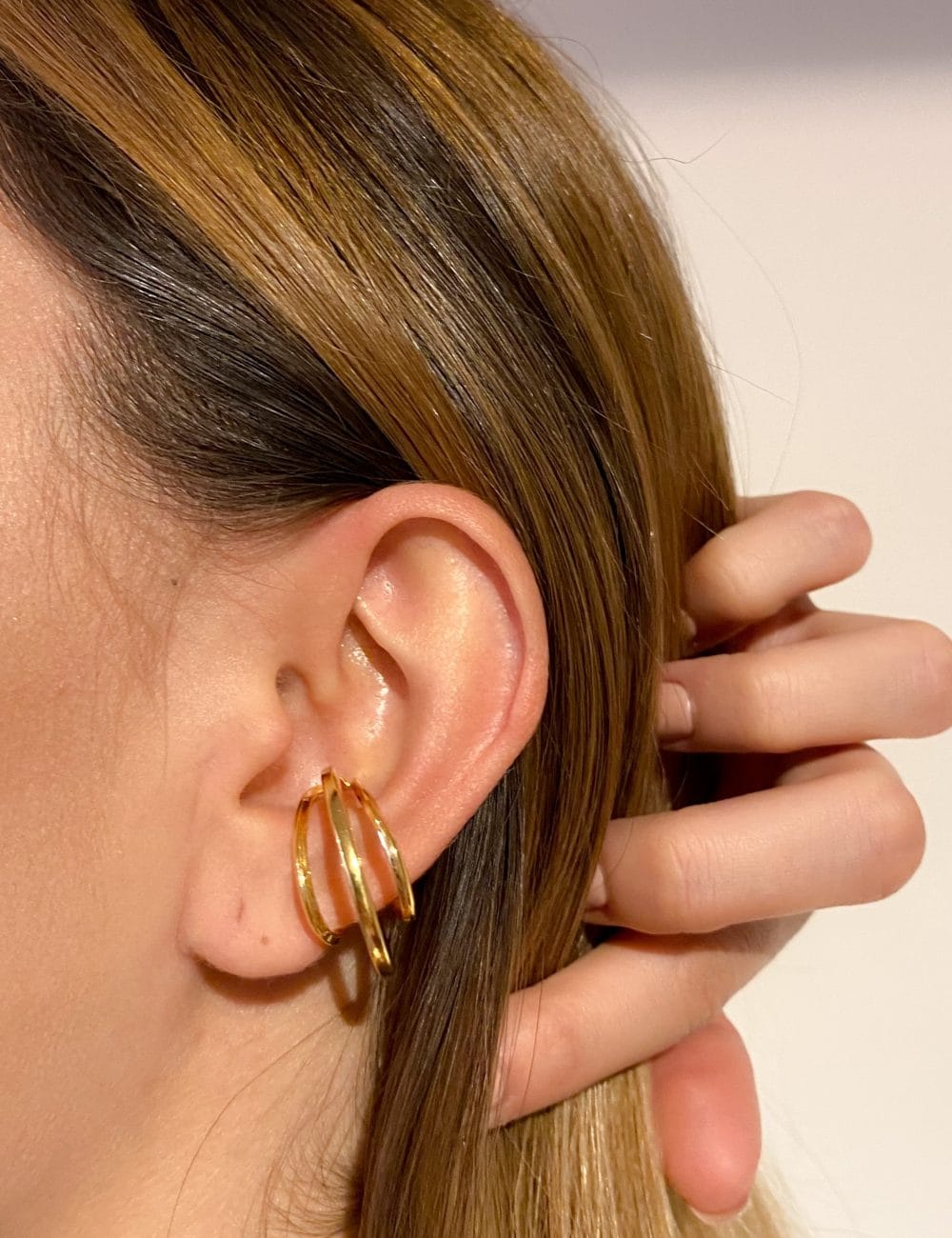 3 Hoop Earcuff - Görsel 7