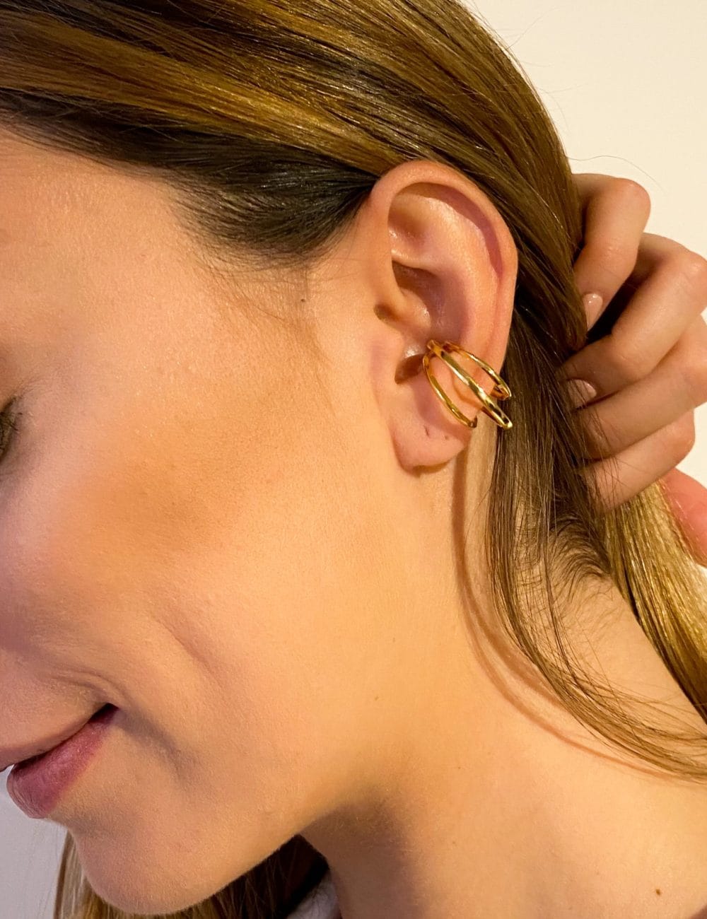 3 Hoop Earcuff - Görsel 3