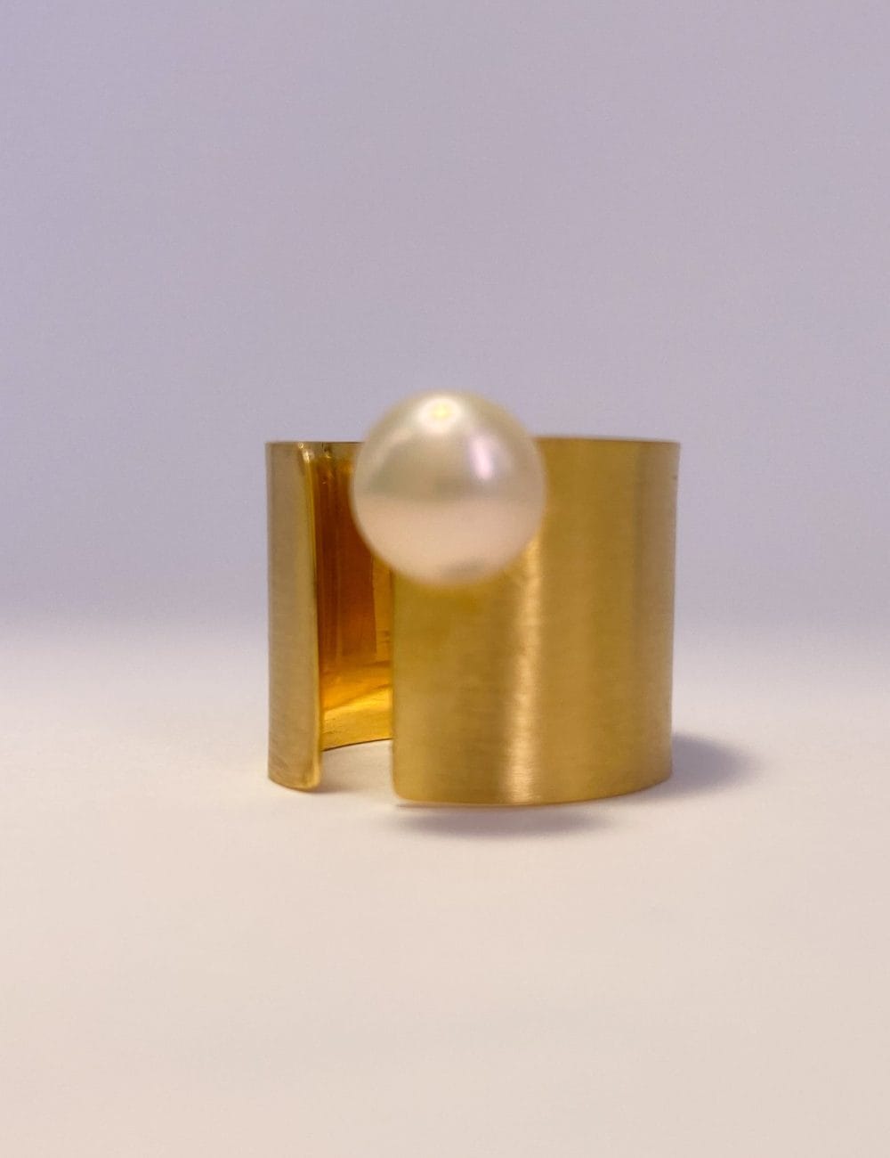 Minimal Pearl Yüzük - Görsel 2