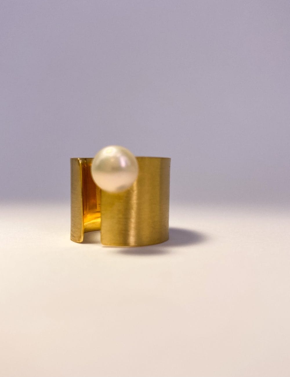Minimal Pearl Yüzük - Görsel 3